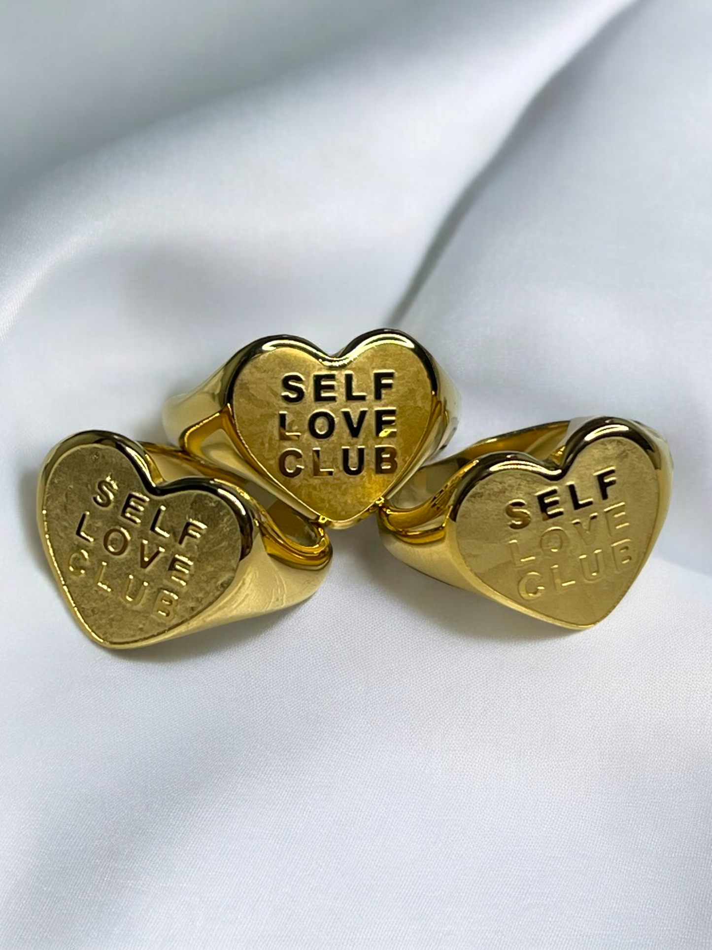 SELF LOVE CLUB HEART RING