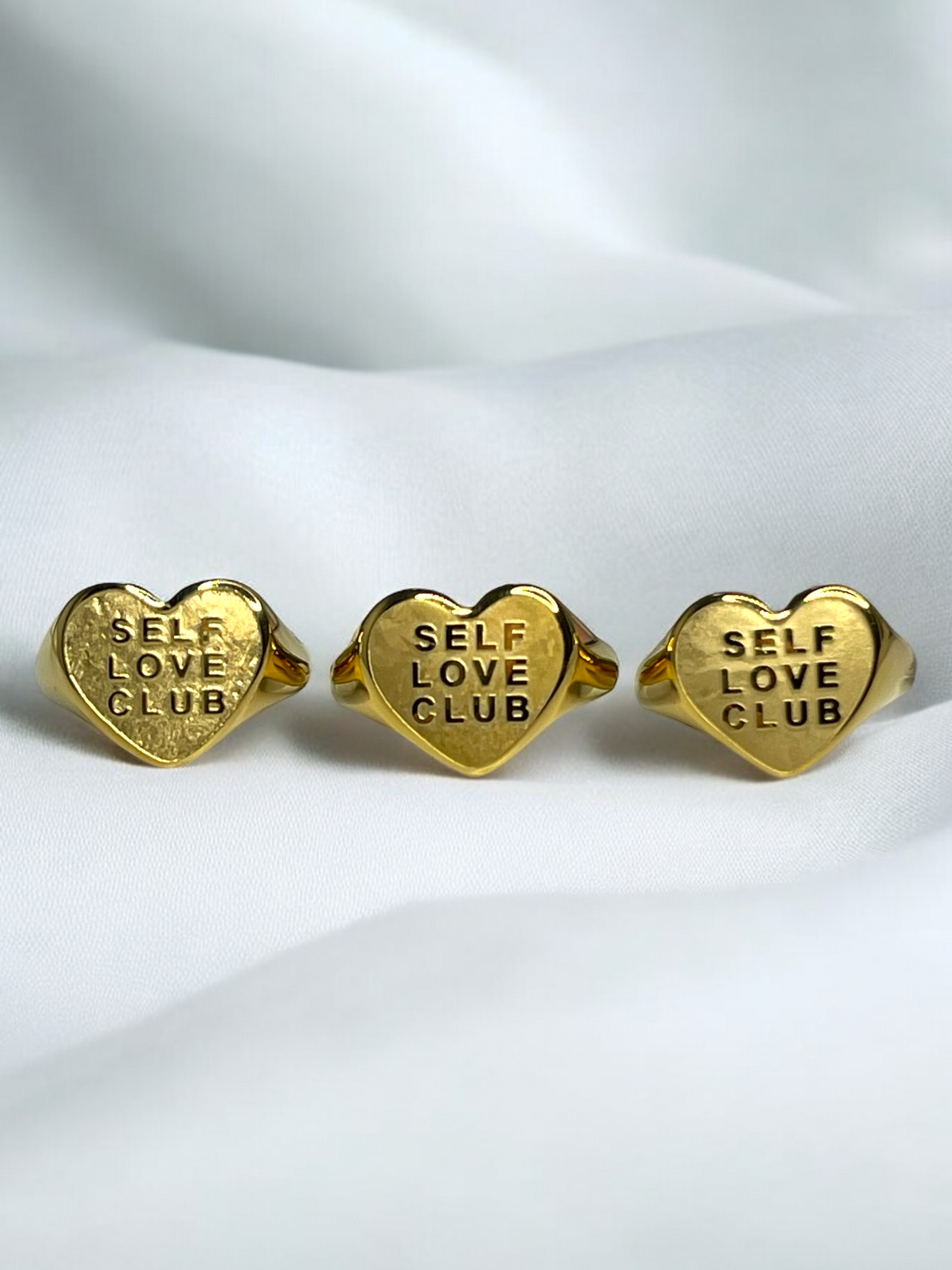 SELF LOVE CLUB HEART RING