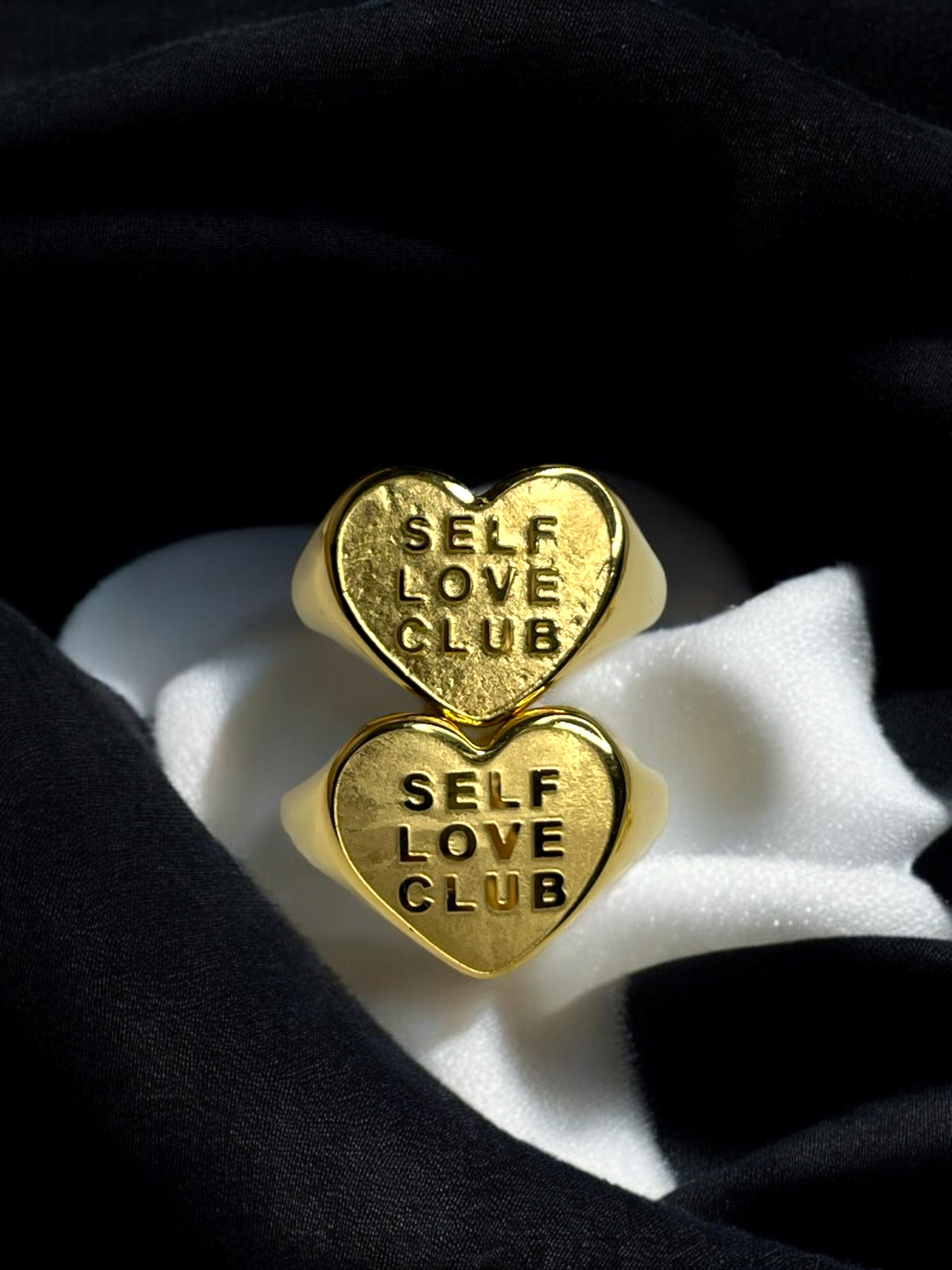 SELF LOVE CLUB HEART RING